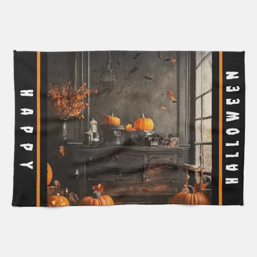 Spooky Home Halloween Collectie Theedoek (Horizontaal)