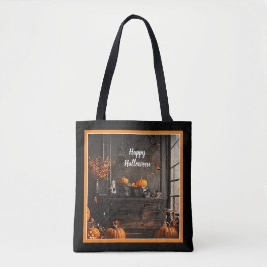 Spooky Home Halloween Collectie Tote Bag (Voorkant)