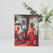 Spooky Horror Christmas Briefkaart (Staand voorkant)