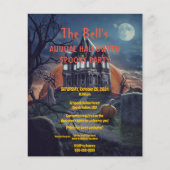 Spooky House Halloween Party Invitation (Voorkant)