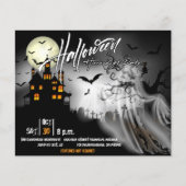 Spooky House Halloween Party Invite Flyer (Voorkant)