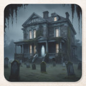 Spooky House met Ghost Onderzetter (Voorkant)