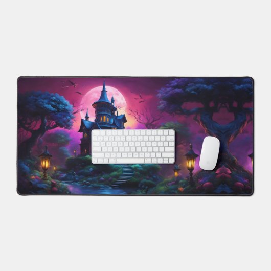 Spooky House op Halloween Hill Bureaumat (Keyboard & Muis)