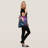 Spooky House op Halloween Hill Tote Bag (Op model)
