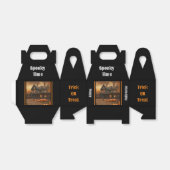 Spooky House Pompoen Halloween Collectie Bedankdoosjes (Uitgevouwen)