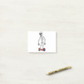 Spooky Hover Bones Post-it® Notes (Op bureau)