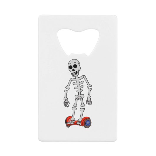 Spooky Hover Botten Creditkaart Flessenopener (Voorkant)