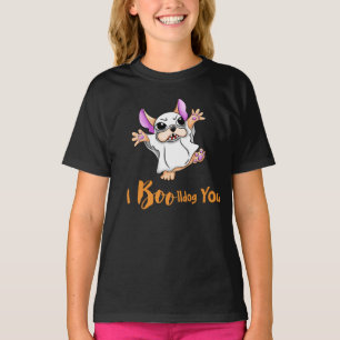 Spooky Hugs: Schattigee Franse Bulldog Boo Hallowe T-shirt