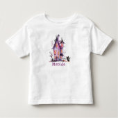 Spooky huis Halloween verjaardagsfeestje Kinder Shirts (Voorkant)