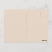 Spooky Human Skull Thunder_Cove Briefkaart (Achterkant)