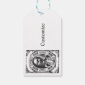 Spooky Human Skull Thunder_Cove Cadeaulabel (Achterkant)