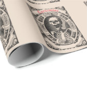 Spooky Human Skull Thunder_Cove Cadeaupapier (Rol Hoek)