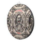 Spooky Human Skull Thunder_Cove Dartbord (Voorkant Rechts)