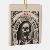 Spooky Human Skull Thunder_Cove Keramisch Ornament (Rechts)