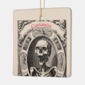Spooky Human Skull Thunder_Cove Keramisch Ornament (Links)