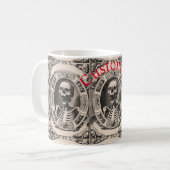 Spooky Human Skull Thunder_Cove Koffiemok (Voorkant links)