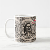 Spooky Human Skull Thunder_Cove Koffiemok (Links)