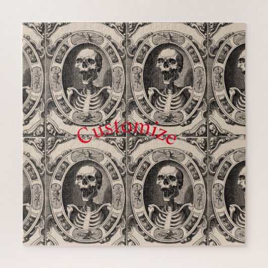Spooky Human Skull Thunder_Cove Legpuzzel (Verticaal)