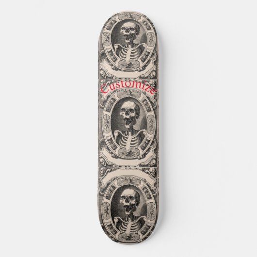 Spooky Human Skull Thunder_Cove Persoonlijk Skateboard (Voorkant)