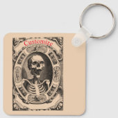 Spooky Human Skull Thunder_Cove Sleutelhanger (Achterkant)