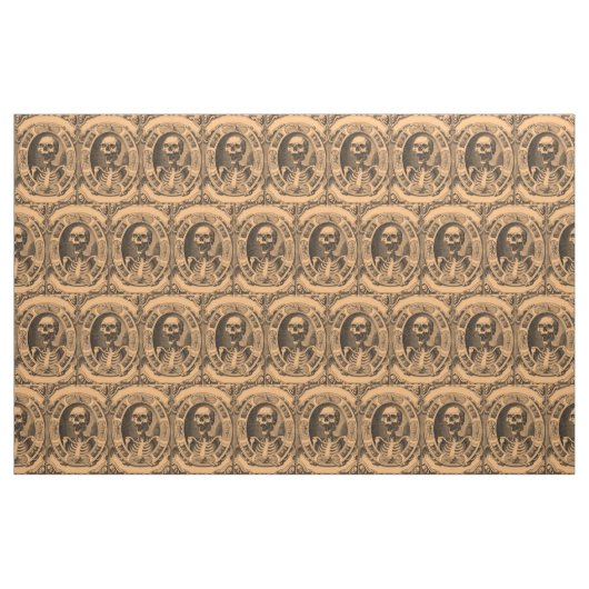 Spooky Human Skull Thunder_Cove Stof (Fat Quarter)