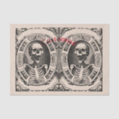 Spooky Human Skull Thunder_Cove Tissuepapier (Voorkant)