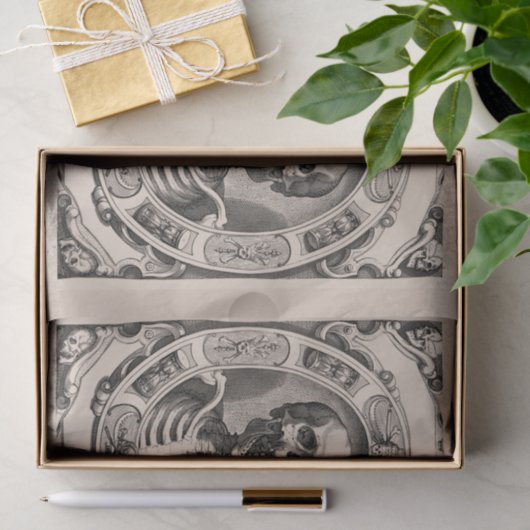 Spooky Human Skull Thunder_Cove Tissuepapier (Geschenk)