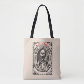 Spooky Human Skull Thunder_Cove Tote Bag (Voorkant)
