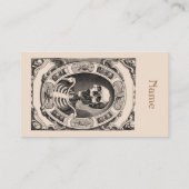 Spooky Human Skull Thunder_Cove Visitekaartje (Achterkant)