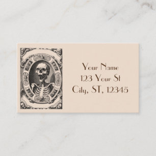 Spooky Human Skull Thunder_Cove Visitekaartje