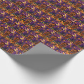 Spooky Ierse Rode Setter Halloween Witch Pumpkin Cadeaupapier (Hoek)