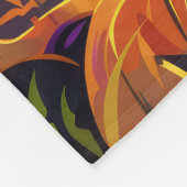 Spooky Ierse Rode Setter Halloween Witch Pumpkin Fleece Deken (Hoek)