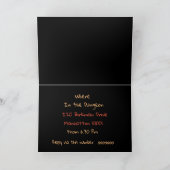 Spooky Image of House >Halloween Invitation Card Kaart (Binnen)