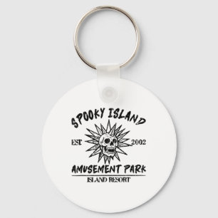 Spooky Island Amusement Park, Disco Skull, Hallowe Sleutelhanger
