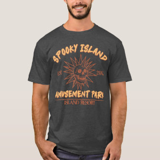 Spooky Island Est 2002 Pretpark Eiland Hallo T-shirt