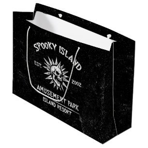 Spooky Island Est 2002 Pretpark Schedel Groot Cadeauzakje