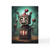 Spooky Jack-in-a-Box Halloween Kaart