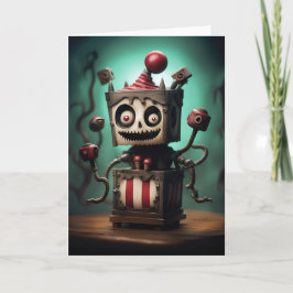 Spooky Jack-in-a-Box Halloween Kaart