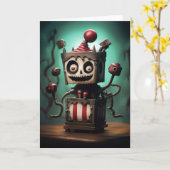 Spooky Jack-in-a-Box Halloween Kaart (Gele Bloem)