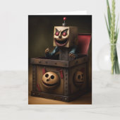 Spooky Jack in een doos Kaart (Voorkant)