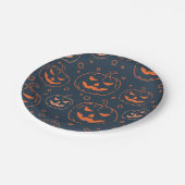 SPOOKY JACK-O-LANTAARN POMPOEN HALLOWEEN PARTY PAPIEREN BORDJE (Gekanteld)