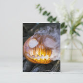 Spooky Jack-o-lantern Briefkaart (Staand voorkant)