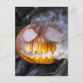 Spooky Jack-o-lantern Briefkaart (Voorkant)