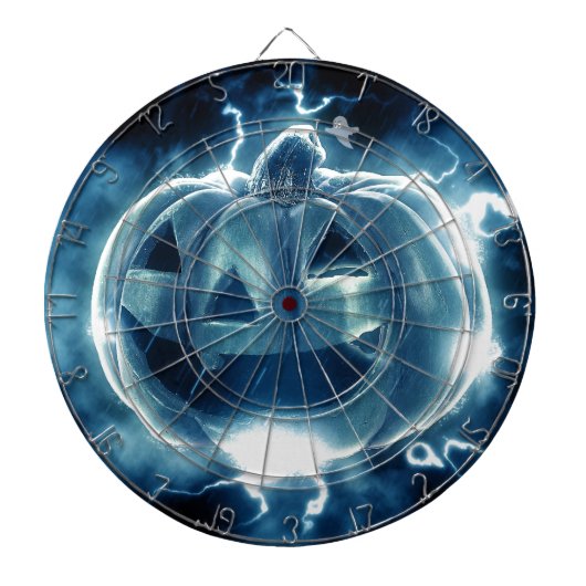 Spooky Jack-o-Lantern Dartbord (Voorkant)