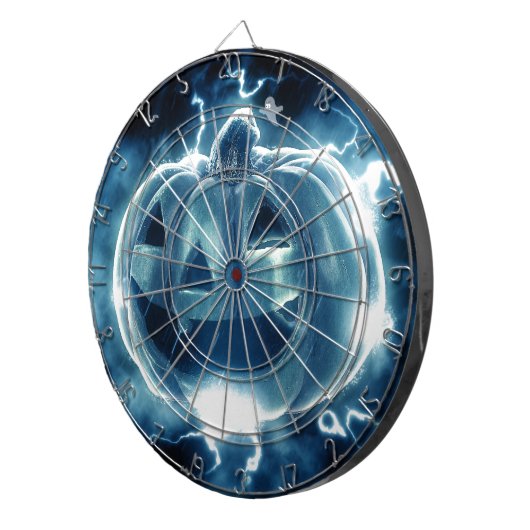 Spooky Jack-o-Lantern Dartbord (Voorkant Rechts)