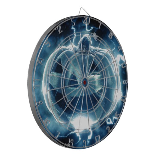 Spooky Jack-o-Lantern Dartbord (Voorkant Links)