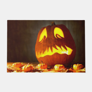 Spooky Jack-o-lantern Deurmat