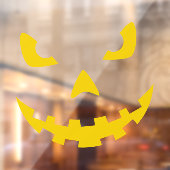 Spooky Jack-o-lantern Face Raamsticker (Vel 2)