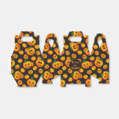 Spooky Jack-O-Lantern Halloween Favor Box Bedankdoosjes (Uitgevouwen)