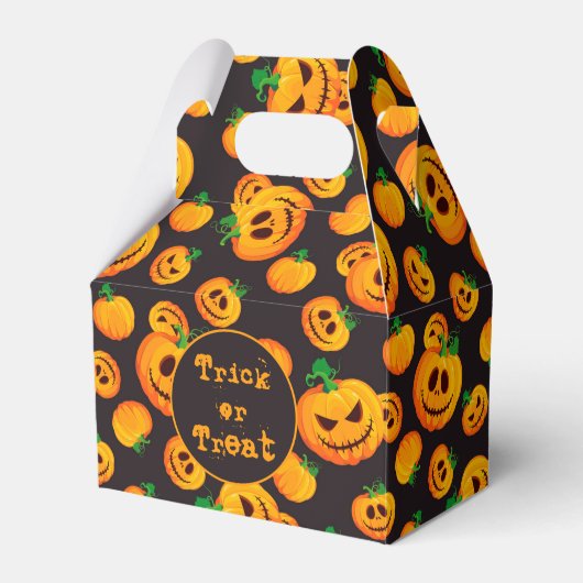 Spooky Jack-O-Lantern Halloween Favor Box Bedankdoosjes (Voorkant Zijde)